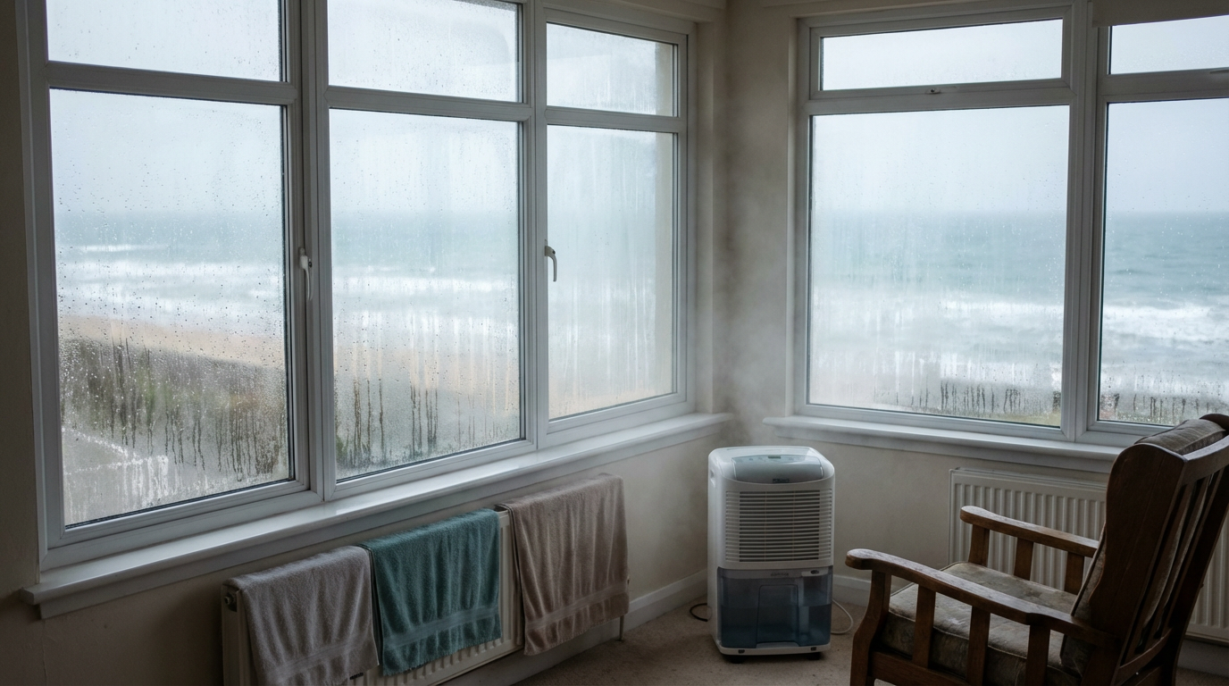 Beach house humidity problems lead to condensation requiring moisture remediation in Toms River homes