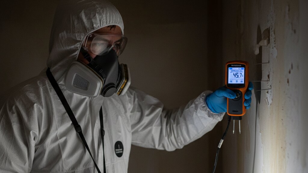 Indoor mold dangers inspection identifying hidden mold property damage